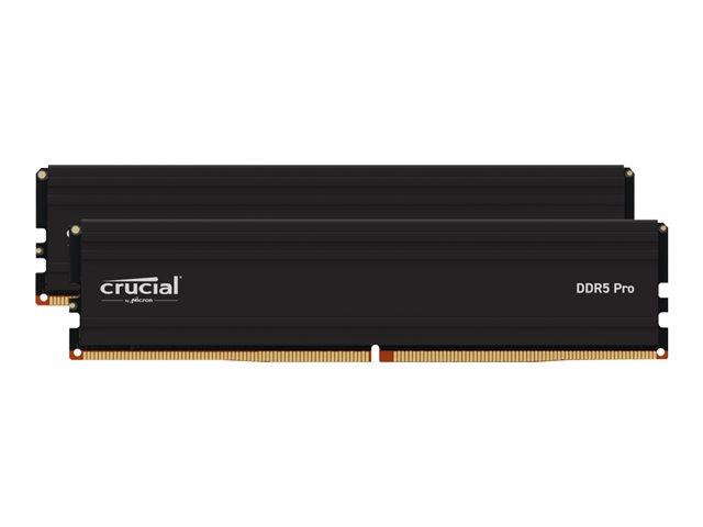 Crucial - DDR5 - kit - 32 GB: 2 x 16 GB - DIMM 288-pin - 5600 MHz / PC5-44800 - CL46 - 1.1 V - unbuffered