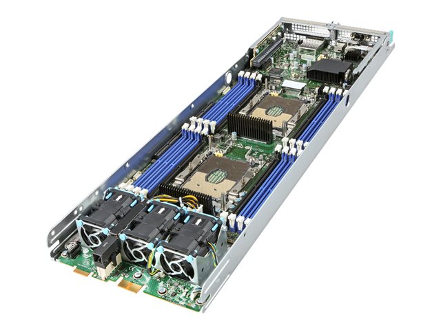 Intel Compute Module HNS2600BPS24R - Server - blade - 2-way - no CPU up to - RAM 0 GB - no HDD - AST2500 - Gigabit Ethernet, 10 Gigabit Ethernet - monitor: none