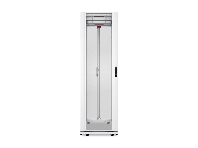 APC NetShelter SX - Rack cabinet - white - 42U - 19" - TAA Compliant - for P/N: SMT2200I2U-BR, SRT1000XLA, SRT1500XLA, SRT2200XLA, SRT3000XLA, SRT3000XLAUS