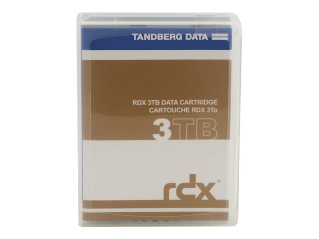 Overland-Tandberg - RDX HDD cartridge x 1 - 3 TB - storage media