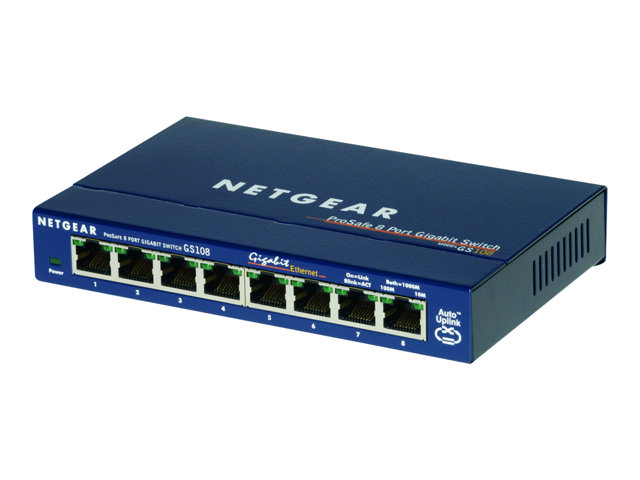 ProSAFE 8-Port Gigabit Unmanaged Desktop Switch