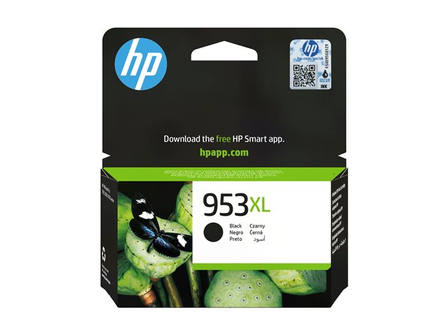 HP 953XL - 42.5 ml - High Yield - black - original - blister - ink cartridge - for Officejet Pro 7740, 8210, 8216, 8218, 8710, 8720, 8730, 8740