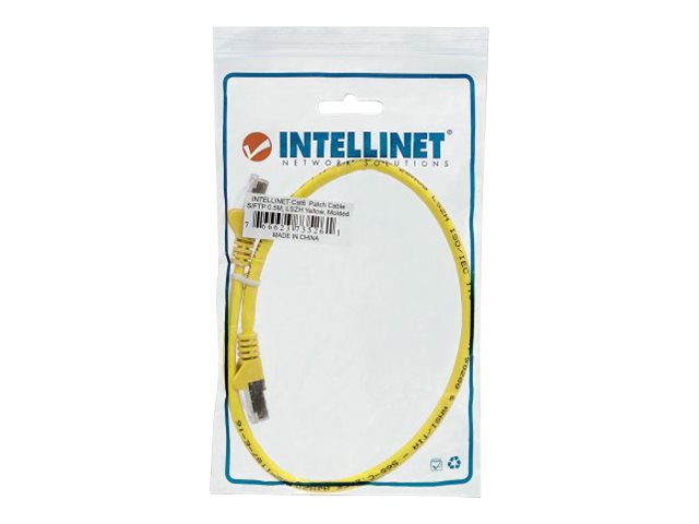 NETWORK CABLE CAT6 COPPER 0.5M- YELLOW S/FTP SNAGLESS/BOOTED
