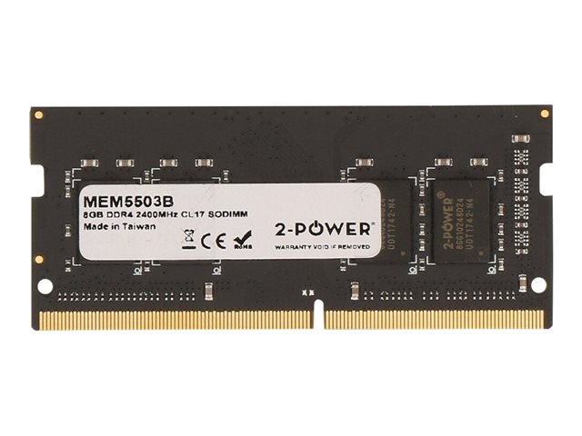 2-Power - DDR4 - module - 8 GB - DIMM 288-pin - 2400 MHz / PC4-19200 - unbuffered