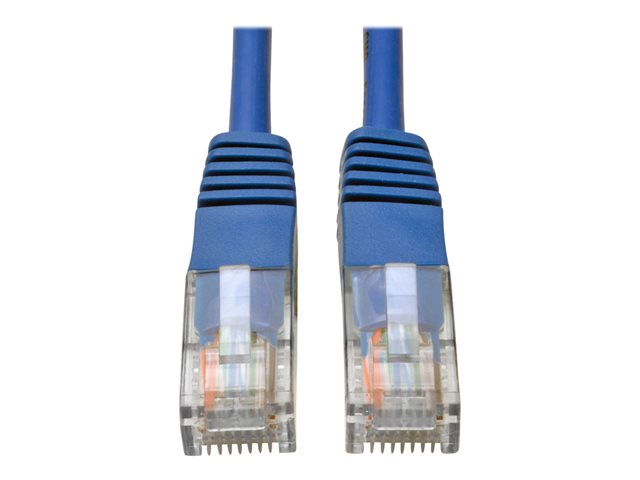 Eaton Tripp Lite Series Cat5e 350 MHz Molded (UTP) Ethernet Cable (RJ45 M/M), PoE - Blue, 3 ft. (0.91 m) - patch cable - 91 cm - blue