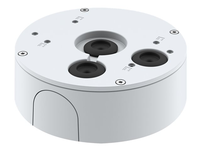 AXIS T94S01P - Camera conduit back box - indoor, outdoor - white - for AXIS M3057, M3058, P3225, P3367, P3374, P3375, Q3515, Q3517, Q3615, Q3617