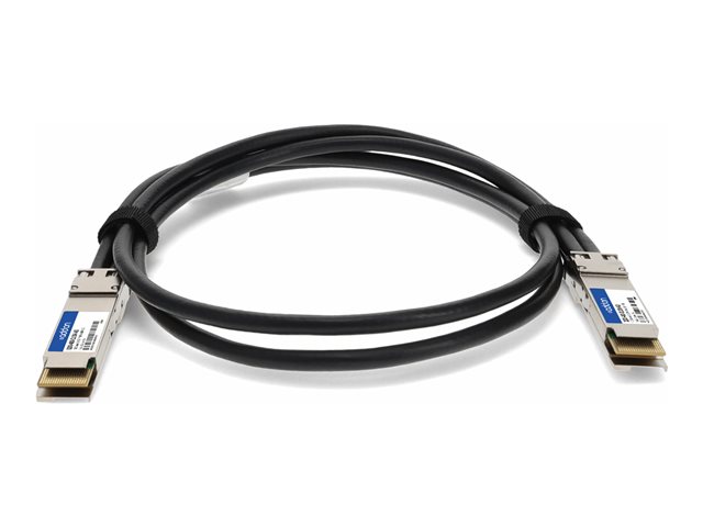 AddOn - 400GBase-CU direct attach cable - TAA Compliant - QSFP-DD to QSFP-DD - 1 m - twinaxial - passive