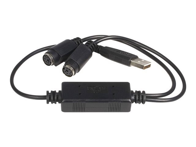 StarTech USB to PS/2 Adapter for Keyboard and Mouse - Keyboard / mouse adapter - USB - USBPS2PC - Keyboard / mouse adapter - USB - for P/N: PS2UTPEXT, SV221MICRO, SV211KA