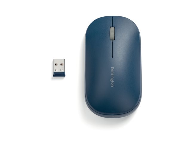 Kensington SureTrack - Mouse - optical - 4 buttons - wireless - 2.4 GHz, Bluetooth 3.0, Bluetooth 5.0 LE - USB wireless receiver - blue