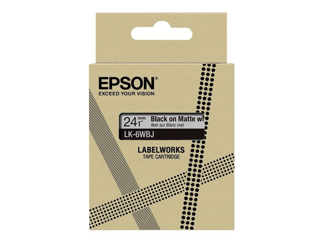 Epson LabelWorks LK-5WBJ - tape cartridge - 1 cassette(s) - Roll (1.8 cm x 8 m)