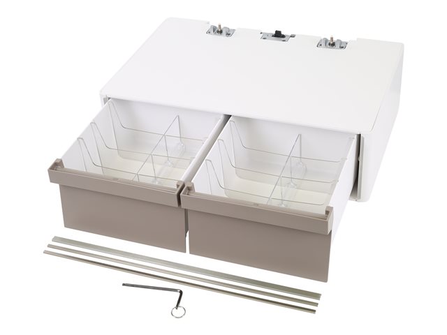 Ergotron CareFit Pro - Mounting component (drawer dividers, trim plates) - lockable - white, warm grey - cart mountable