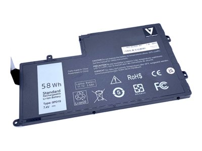 V7 - laptop battery - Li-Ion - 7600 mAh - 58 Wh