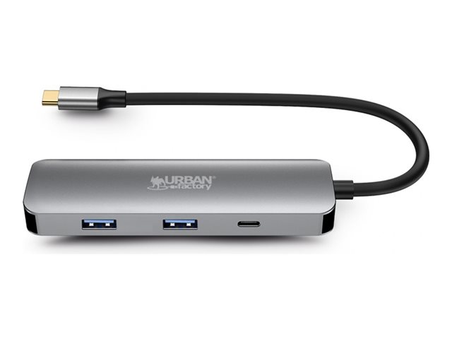 Urban Factory HUBEE 4 IN 1 - docking station - USB-C 3.1 - HDMI