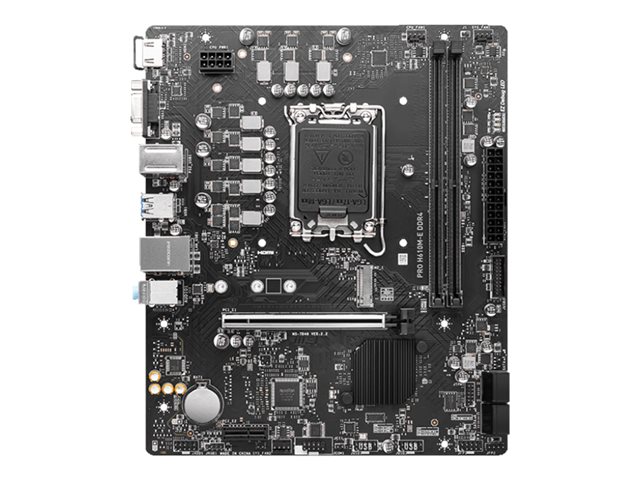 MSI PRO H610M-E DDR4 - motherboard - micro ATX - LGA1700 Socket - H610