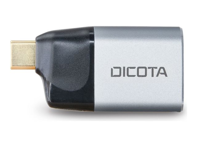 DICOTA - Adapter - USB-C (M) to DisplayPort (F) - USB Power Delivery (100W) - silver