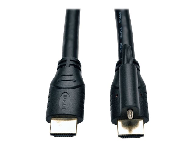 Eaton Tripp Lite Series High Speed HDMI Cable with Ethernet and Locking Connector, UHD 4K, 24AWG (M/M), 6 ft. (1.83 m) - HDMI cable with Ethernet - 1.83 m