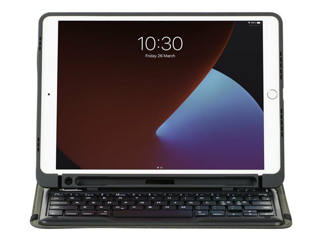 Targus Pro-Tek Education - keyboard and folio case (case) - German - black Input Device