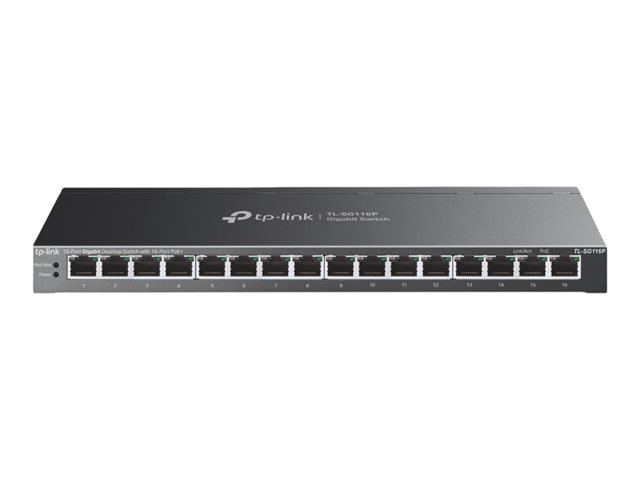 TP-Link TL-SG116P V1 - switch - 16 ports - unmanaged