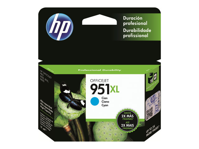 HP 951XL - High Yield - cyan - original - Officejet - ink cartridge