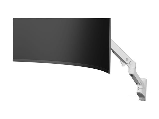 Ergotron HX - Mounting kit (articulating arm) - Constant Force Technology - for curved LCD display - for extreme-depth curved screens - white - screen size: up to 57" - wall-mountable