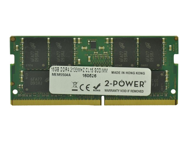 16GB DDR4 2133MHZ CL15 SODIMM MHZ CL15 SODIMM