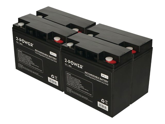 2-Power - UPS battery - Sealed Lead Acid (SLA) - 18000 mAh - 216 Wh