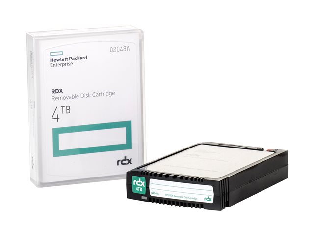 HPE - RDX cartridge x 1 - 4 TB - storage media