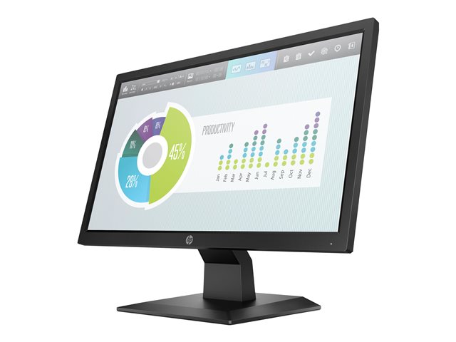 HP P204v - LED monitor - 19.5"
