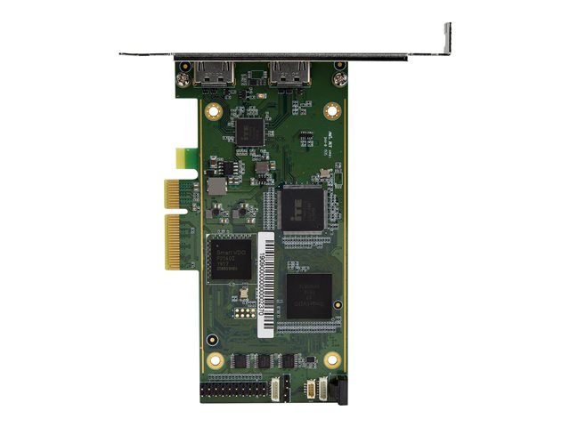 StarTech PCIe HDMI Capture Card, 4K 60Hz PCI Express HDMI 2.0 Capture Card w/ HDR10, UHD Video Capture Device for Desktop, PCIe x4 Video Recorder/Adapter/Live Streaming, H.264 Support - Video Capture/Recording (PEXHDCAP4K) - Video capture adapter - PCIe x