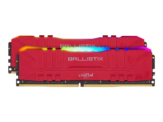 Ballistix RGB - DDR4 - kit - 16 GB: 2 x 8 GB - DIMM 288-pin - 3600 MHz / PC4-28800 - unbuffered