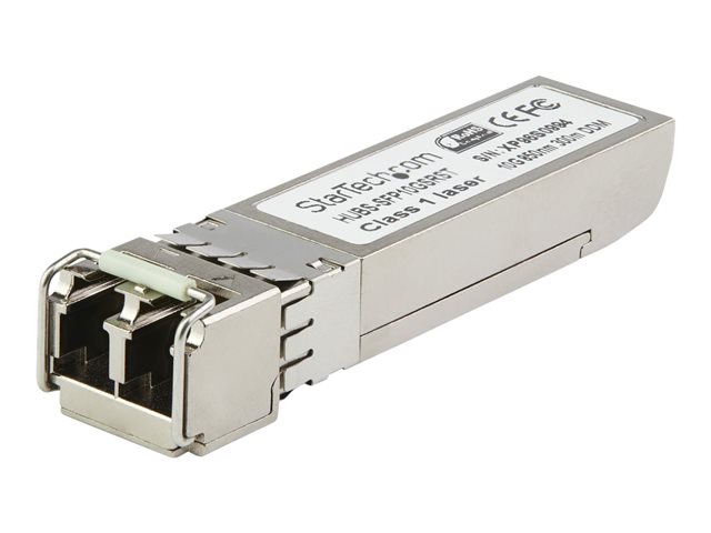 Startech Dell EMC SFP-10G-SR Compatible SFP+ Module, 10GBASE-SR, 10GbE Multimode Fiber MMF Optic Transceiver, 10GE Gigabit Ethernet SFP+, LC Connector, 400m, 850nm, DDM, Mini GBIC - Lifetime Warranty (SFP10GSREMST) - SFP+ transceiver module (equivalent to