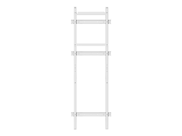 Promethean - Mounting component (floor support) - for interactive whiteboard - powder-coated steel - white, RAL 9003 - stand mountable - for P/N: APTASBB400-70