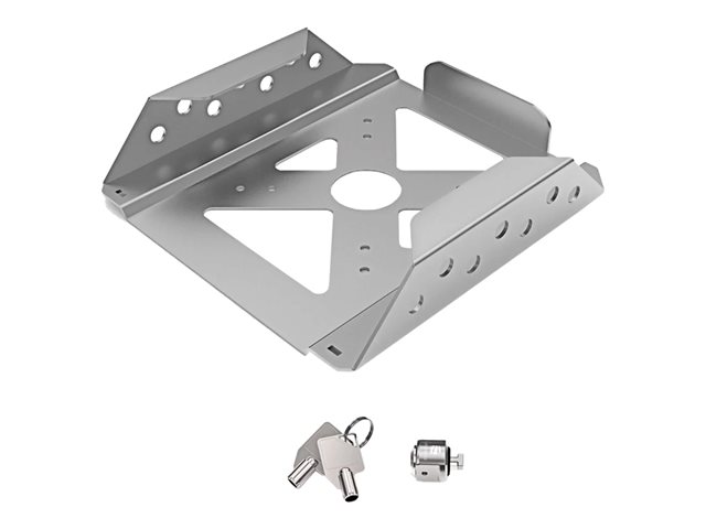 Compulocks - Enclosure - for Mac mini - secured - lockable - high-grade aluminium - wall-mountable, under-the-desk, behind flat-panel, desk-mountable - for Apple Mac mini (Early 2020, Late 2012, Late 2014, Late 2018)