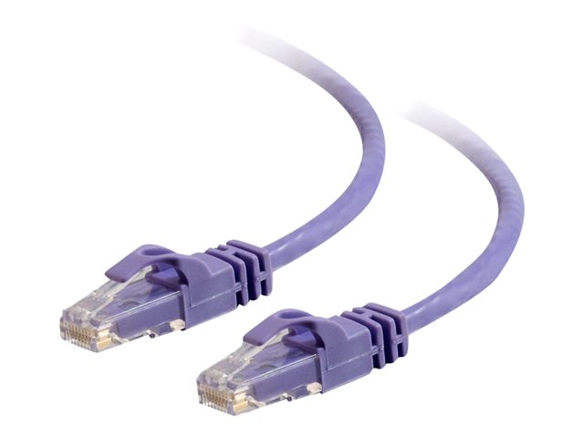 C2G Cat6 Booted Unshielded (UTP) Network Patch Cable - patch cable - 3 m - purple