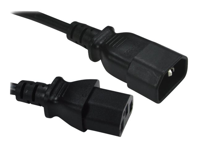 Cables Direct - power extension cable - IEC 60320 C14 to IEC 60320 C13 - 3 m