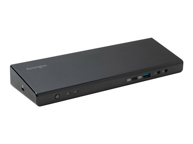 Kensington SD4750P USB-C & USB 3.0 Dual 4K Docking Station w/ 135W adapter - DP & HDMI - Win/Mac - docking station - USB-C / USB 3.0 - 2 x HDMI, 2 x DP - 1GbE - TAA Compliant