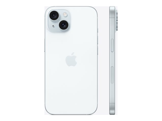 Apple iPhone 15 - 5G smartphone - dual-SIM / Internal Memory 128 GB - OLED display - 6.1" - 2556 x 1179 pixels - 2x rear cameras 48 MP, 12 MP - front camera 12 MP - blue