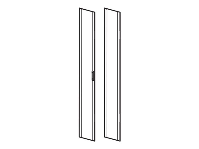 APC NetShelter SX - rack door - 42U