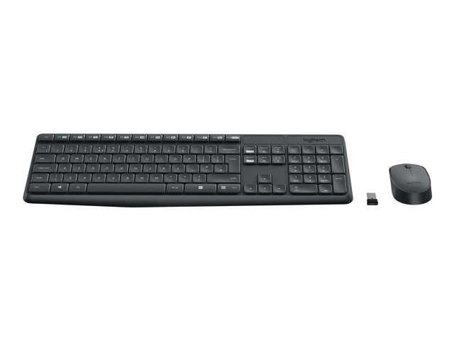 MK235 WIRELESS KEYBOARD / MOUSE GREY-HEB-2.4GHZ-INTNL