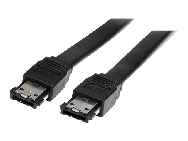 StarTech 6 ft Shielded External eSATA Cable M/M - 6ft External SATA Cable - 6ft eSATA Cable (ESATA6) - eSATA cable - Serial ATA 150 - eSATA (M) to eSATA (M) - 1.8 m - black - for P/N: S351BMU33ET, S351BMU33ETG, SATDOCK5U3ER, SDOCKU313E, SDOCKU33EBV, SDOCK