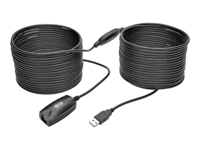Eaton Tripp Lite Series 15M USB 2.0 Hi-Speed Active Extension Repeater Cable USB-A M/F 49 ft. - USB extension cable - USB to USB - 15 m