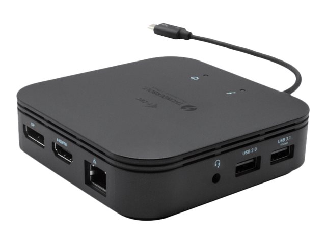I-TEC TB3 TRAVELDOCK + CHARGER TB3 DOCK 2X 4K LCD CHARGER 77W