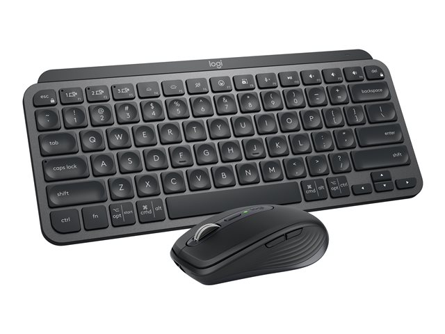Logitech MX Keys Mini Combo for Business - keyboard and mouse set - AZERTY - French - graphite Input Device