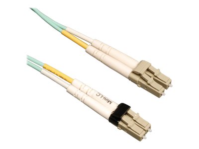 Eaton Tripp Lite Series 10Gb Duplex Multimode 50/125 OM3 LSZH Fiber Patch Cable (Mini-LC / LC) - Aqua, 10M (33 ft.) - patch cable - 10 m - aqua