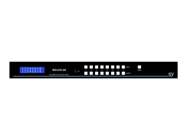 SY MSUHD-88 8x8 matrix switcher / scaler / audio disembedder