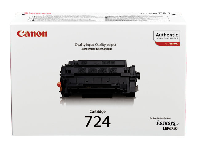 Canon CRG-724 - Black - original - toner cartridge - for i-SENSYS LBP6750dn, LBP6780x, MF512x, MF515x
