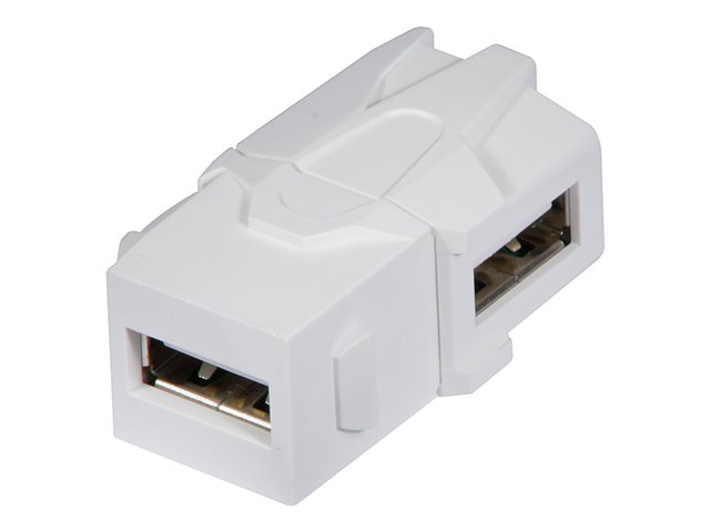 LINDY Modular AV Face Plate System Snap-in Keystone module - modular insert (coupling)