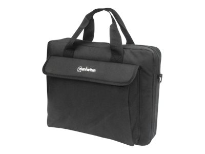 LONDON LAPTOP BAG 14.1IN BLACK- TOP LOADER