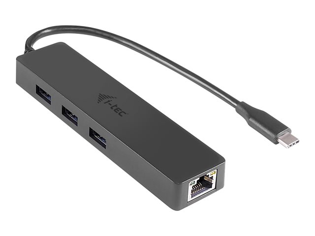 I-TEC USB-C SLIM HUB + GLAN USB-C 3 PORT HUB USB 3.0 + GLAN