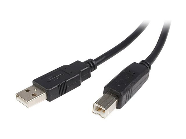 StarTech 5m USB 2.0 A to B Cable M/M - USB cable - USB (M) to USB Type B (M) - USB 2.0 - 5 m - black